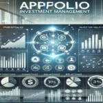 Digital dashboard showcasing AppFolio Investment Management tools with graphs and investor data.