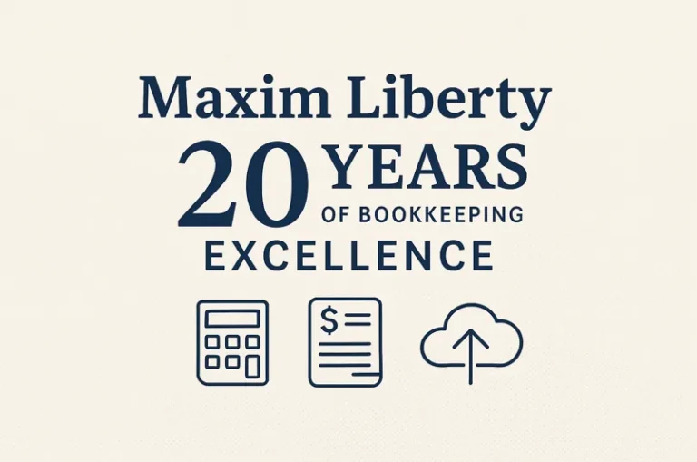 Maxim Liberty Celebrates 20 Years of Bookkeeping Excellence