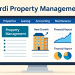 Yardi property management software interface on screen