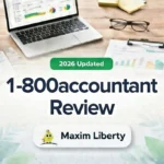 1-800Accountant Review 2026 comparison vs Maxim Liberty showing annual contract risks and pricing differences