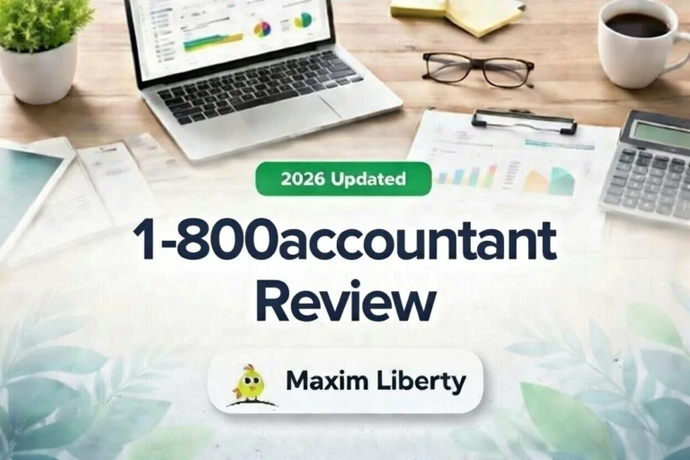 1-800Accountant Review 2026 comparison vs Maxim Liberty showing annual contract risks and pricing differences