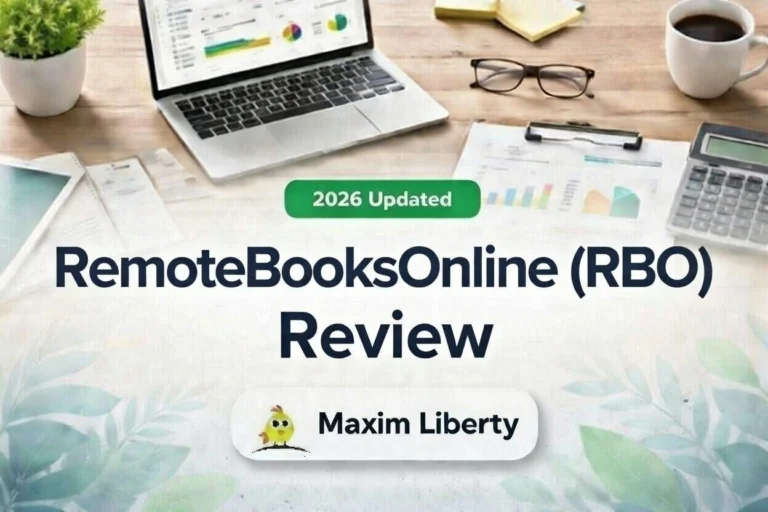 Remote Books Online review 2026 pricing comparison with Maxim Liberty bookkeeping services.