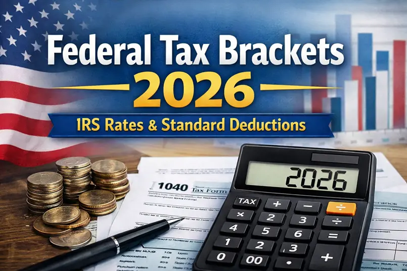 2026 federal tax brackets and marginal rates chart for single and joint filers