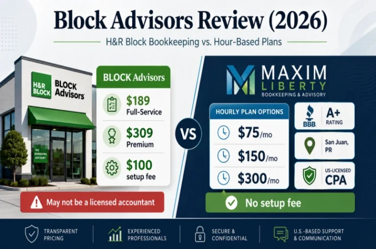 Block Advisors Review (2026): H&R Block ’s $189–$309 Bookkeeping vs. Hour-Based Plans