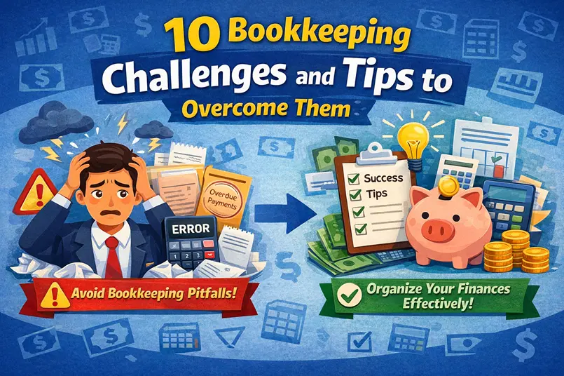 10 Bookkeeping Challenges & How to Fix Them