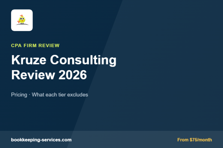 Kruze Consulting Review (2026): Pricing, What Each Tier Excludes & Better Alternatives