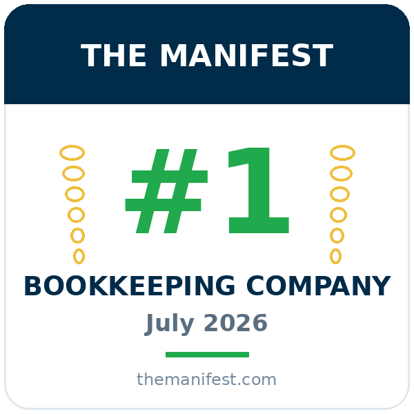 The Manifest #1 bookkeeping company July 2026