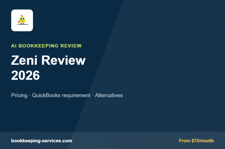 Zeni Review (2026): Pricing, the QuickBooks Requirement & Better Alternatives